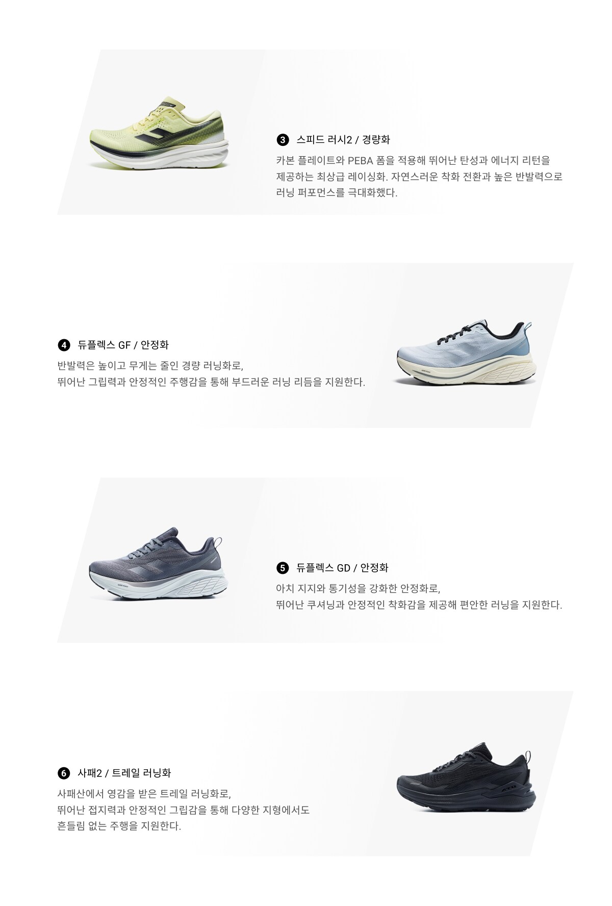 움직임 본질에 집중한 러닝화