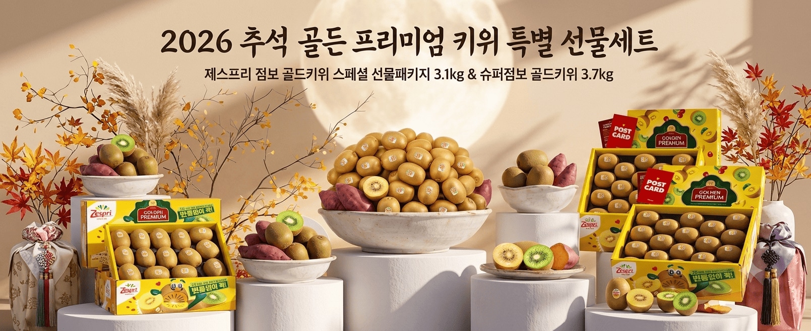 귀한 분께 드리는 좋은 품질 황금빛 골드키위