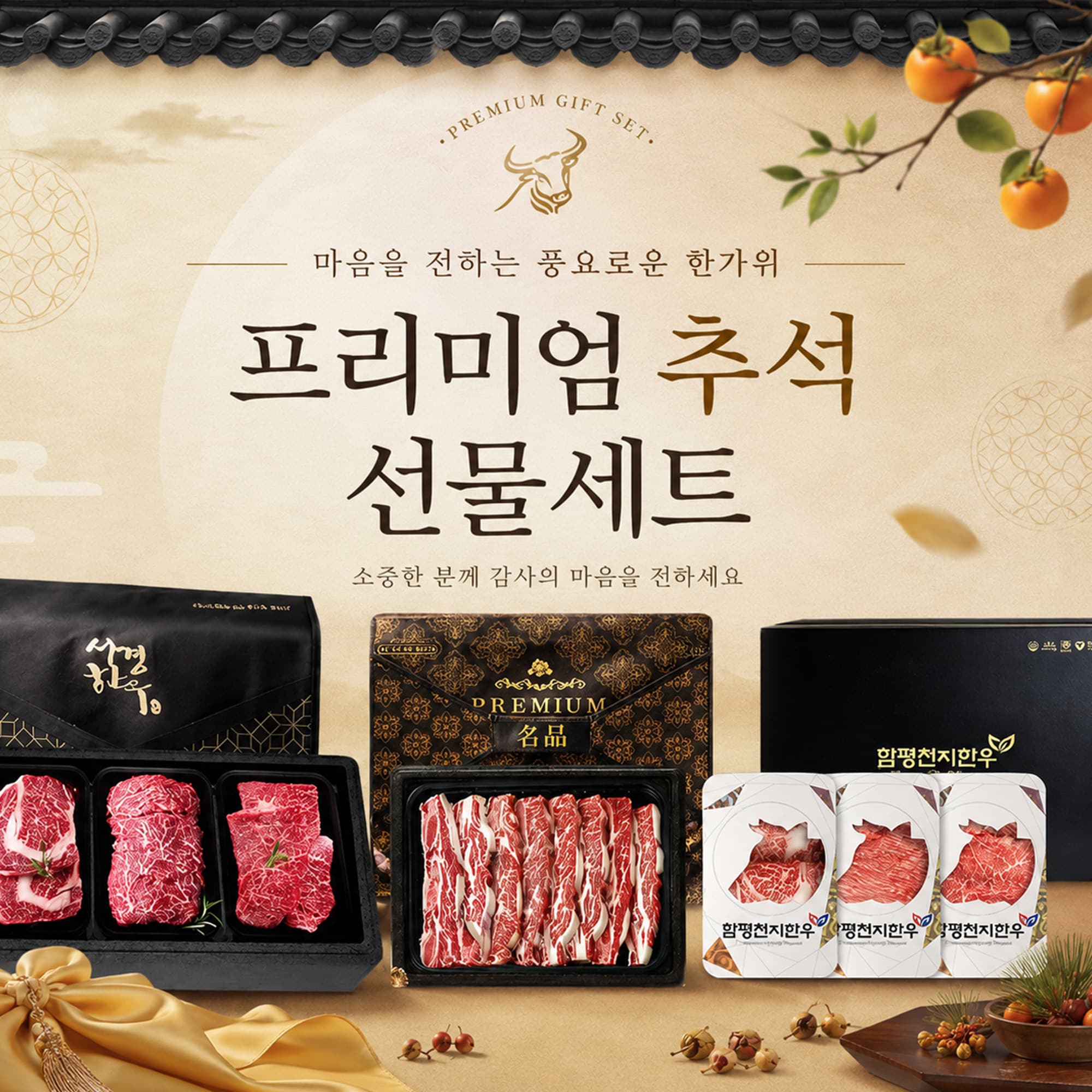 마음을 전하는 풍요로운 한가위 프리미엄 추석 선물세트 소중한 분께 감사의 마음을 전하세요