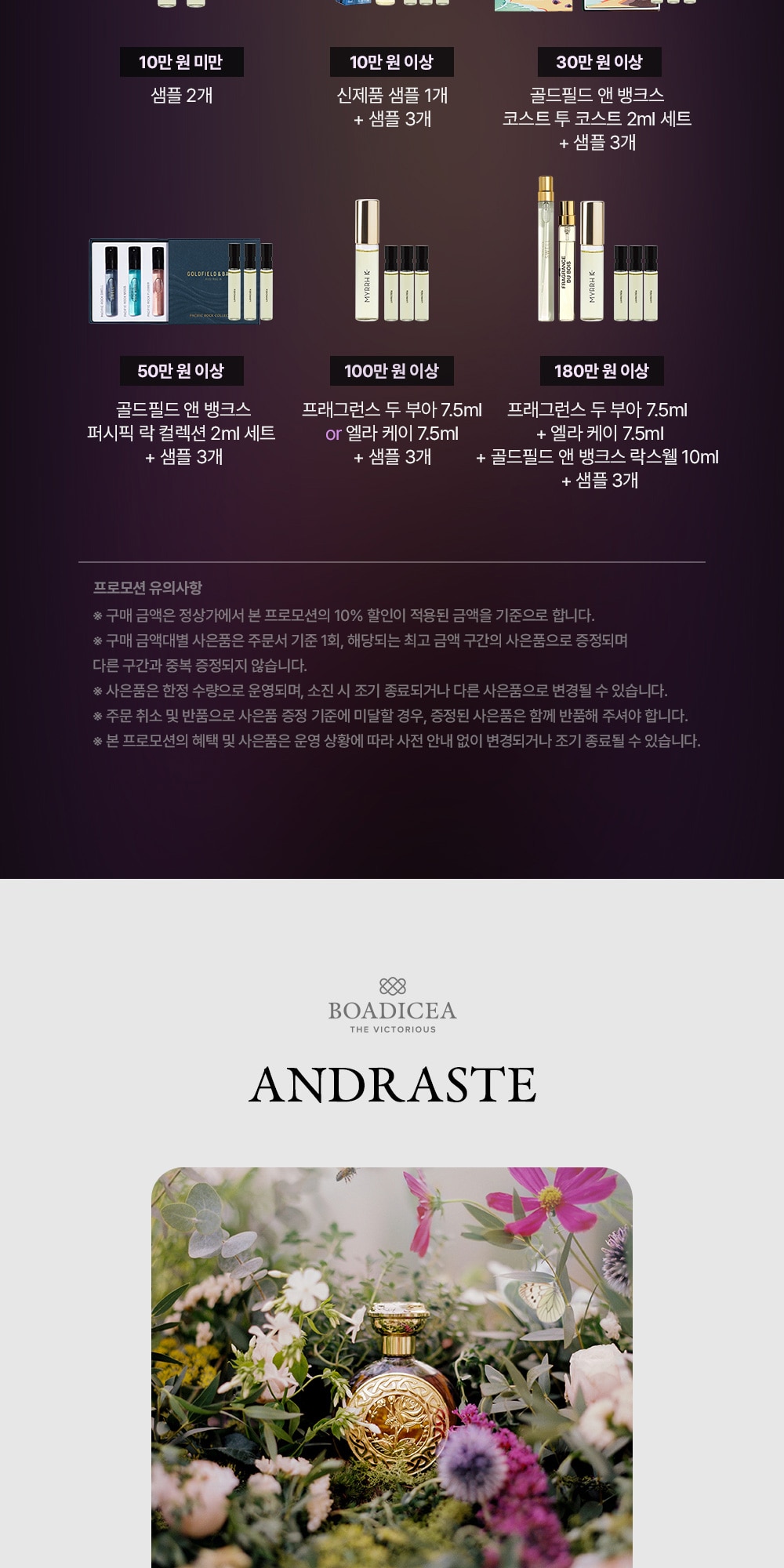 새롭게 도착한 니치 향수 신제품