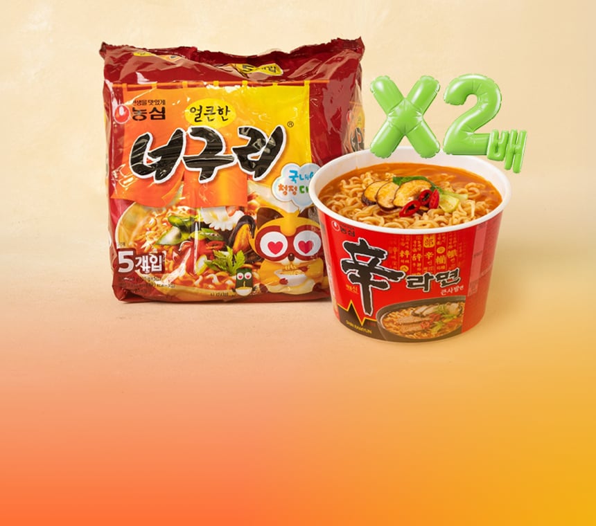 10/22 09:00 ~ 10/28 14% 더블 적립 농심