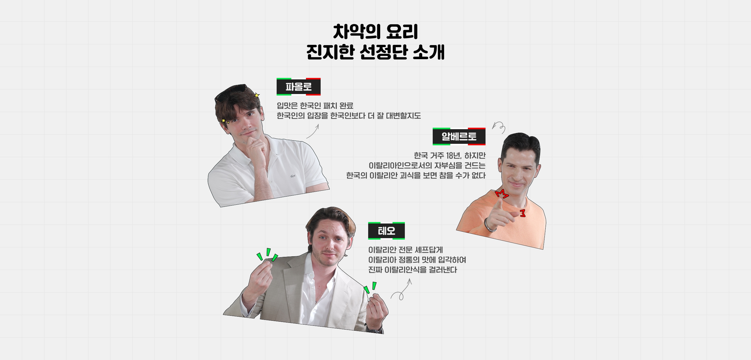 출연자 소개