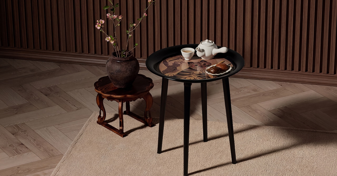 호작도 폴딩 테이블 연출컷