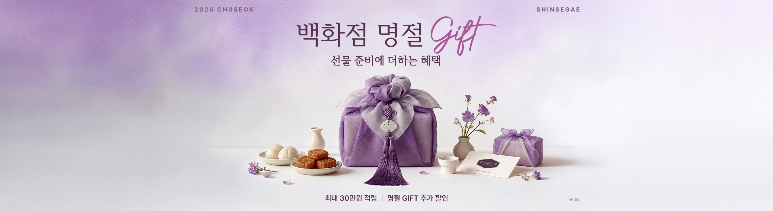 백화점 명절 Gift 선물 준비에 더하는 혜택