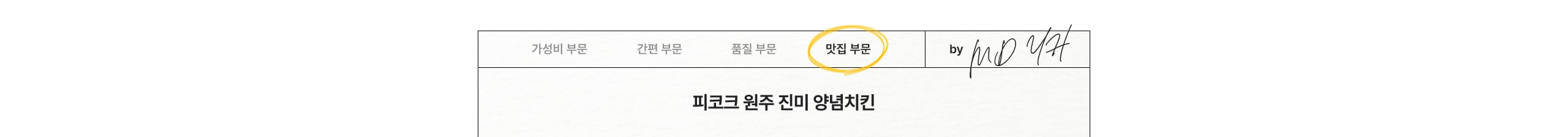 피코크 원주 진미 양념치킨