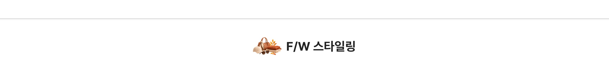 F/W 스타일링