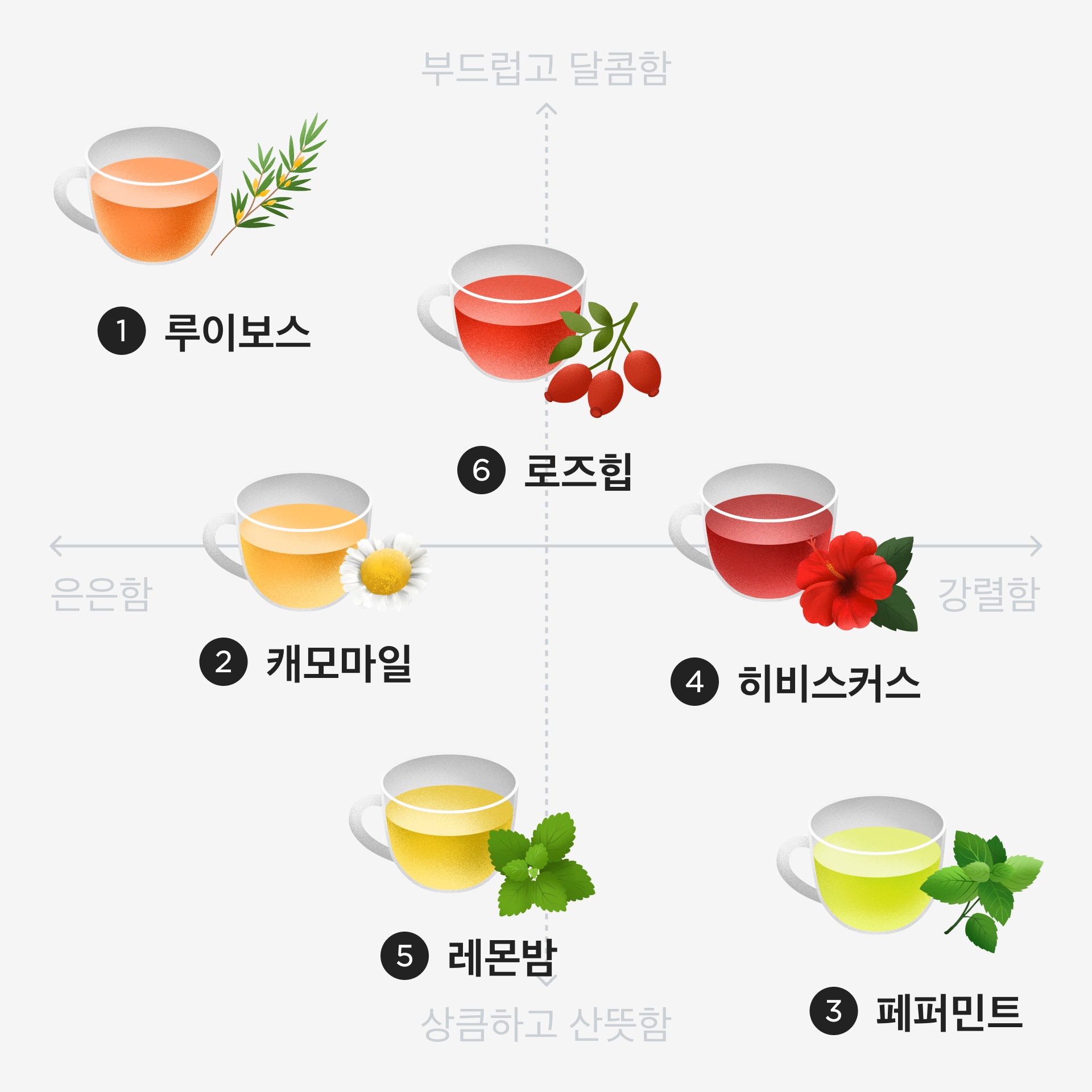카페인 없는 차 종류 알아봐요