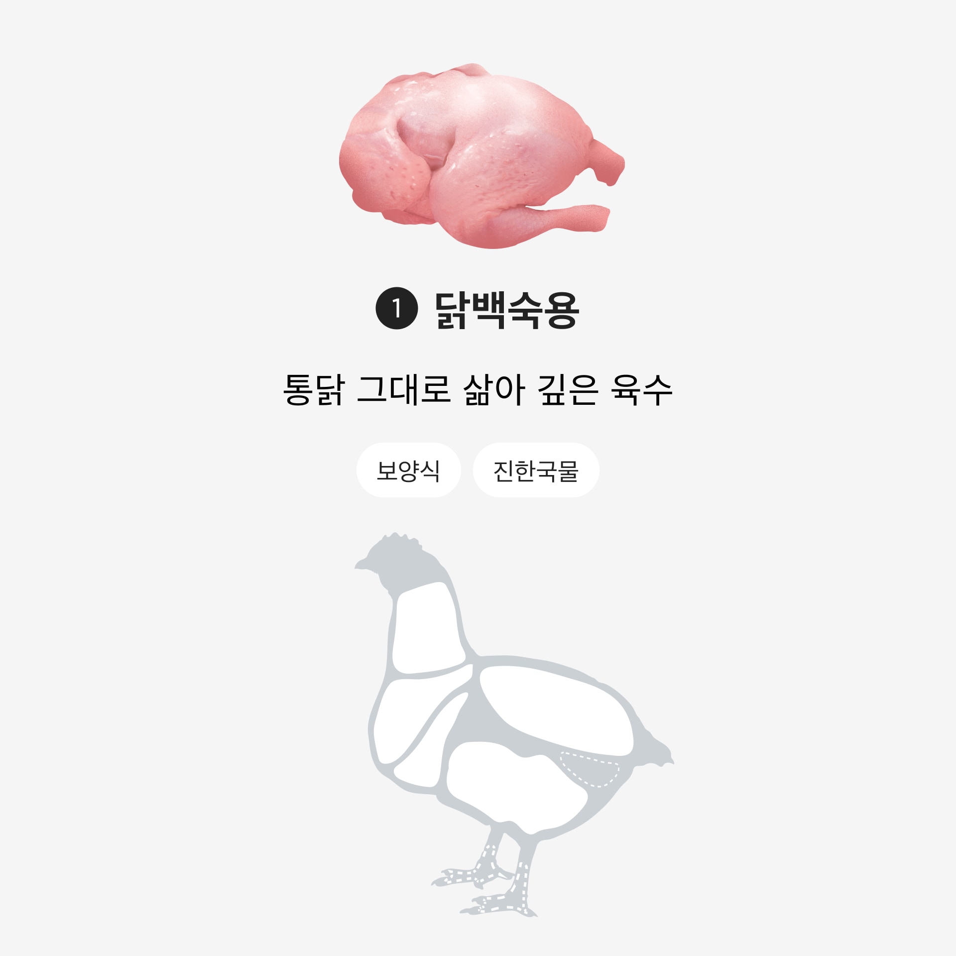 동우 국내산 닭 백숙용 11호 (1000g) - SSG.COM