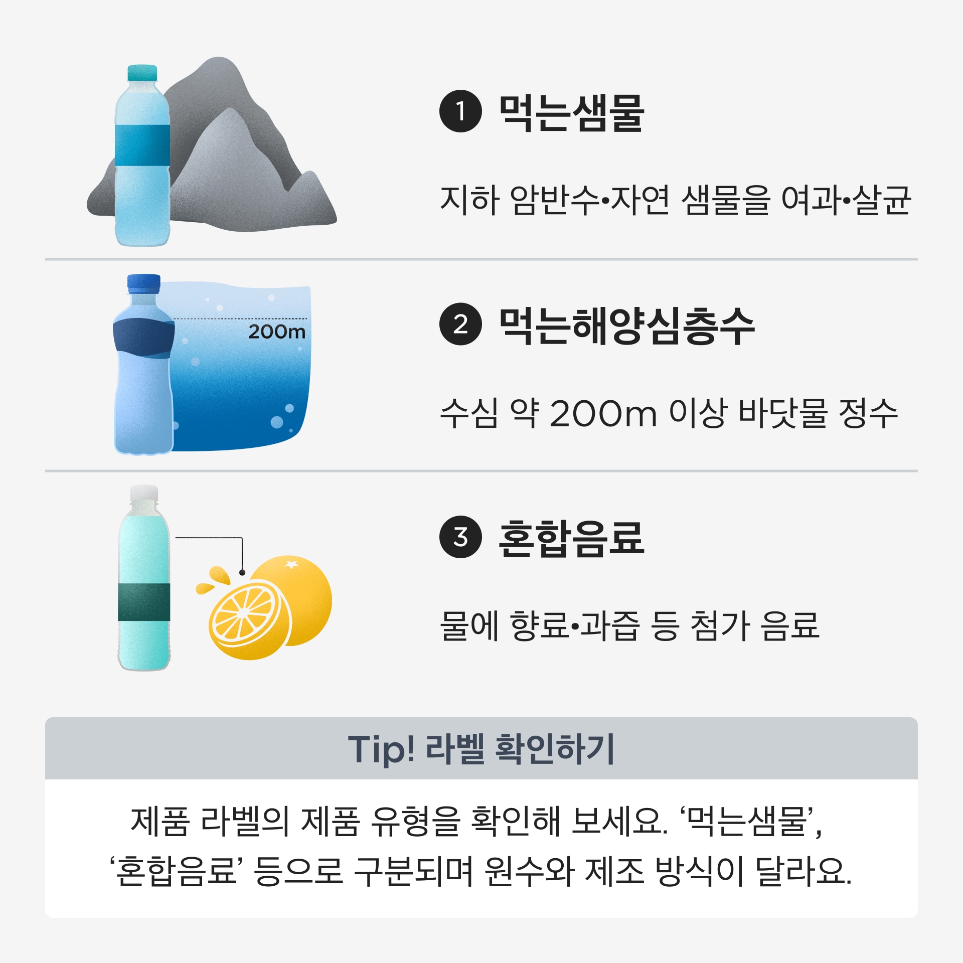 라벨의 제품 유형 표시를 확인해보세요