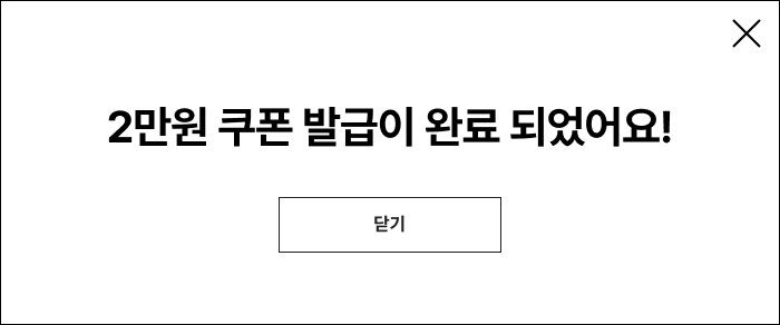 2만원 쿠폰 발급이 완료 되었어요.